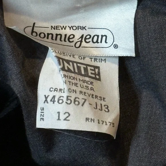 Bonnie Jean Black and Red Plaid Formal Dress - Picture 3 of 5